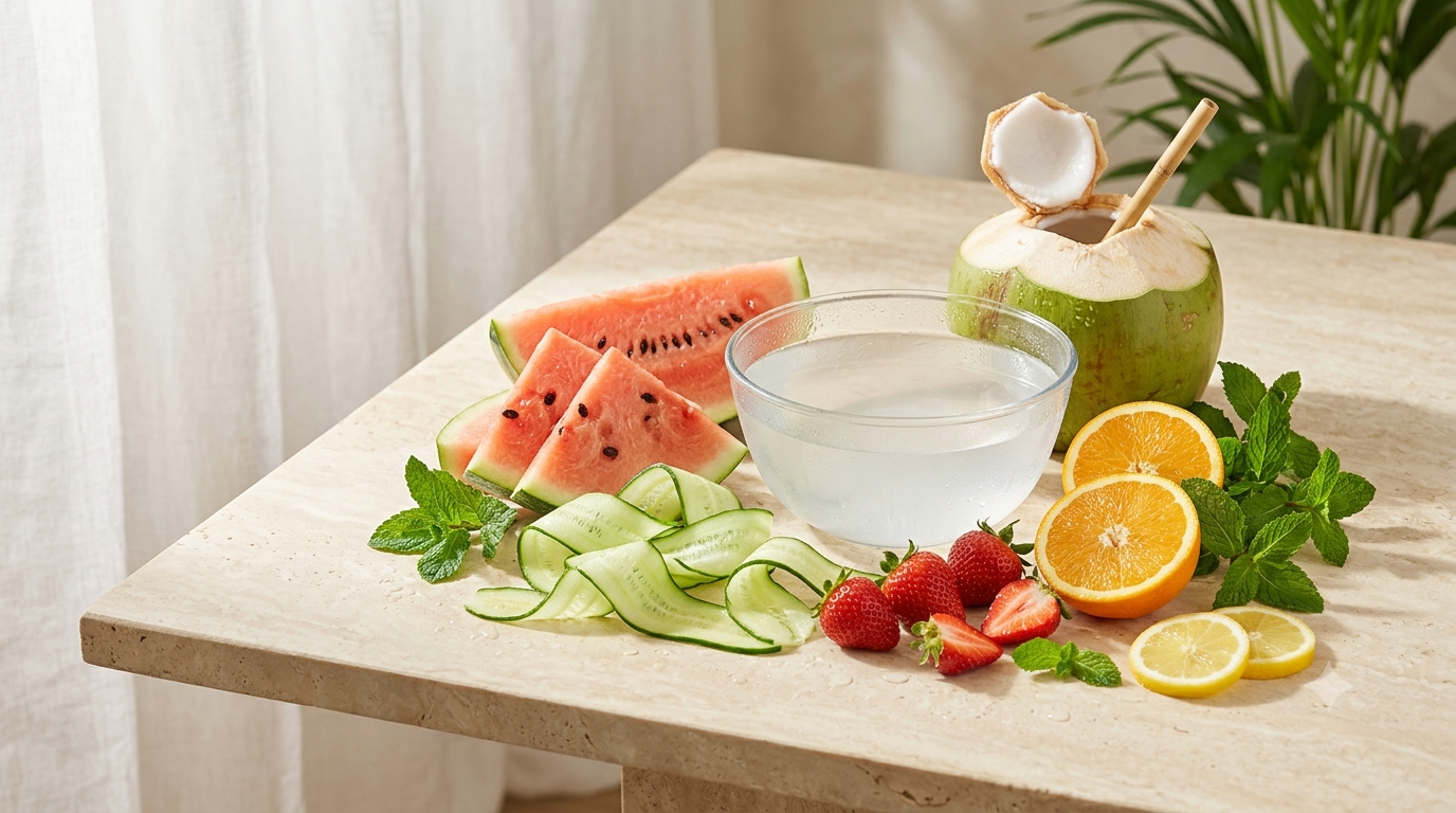 Illustration for Hydration Tips Beyond Just Drinking More Water
