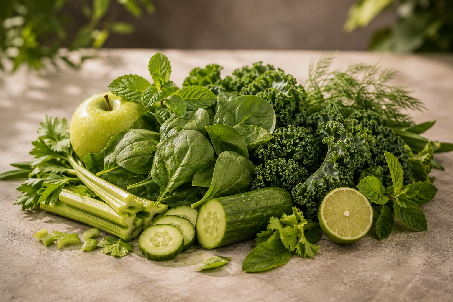 Illustration of leafy greens.