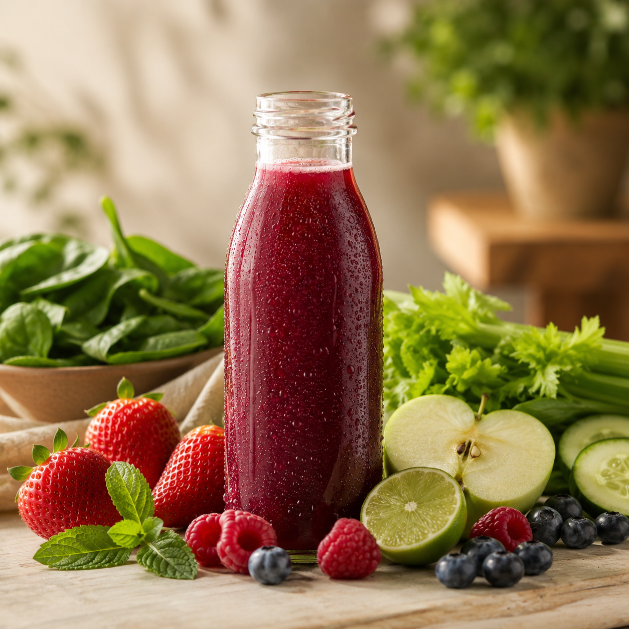 Berry Boost smoothie illustration.