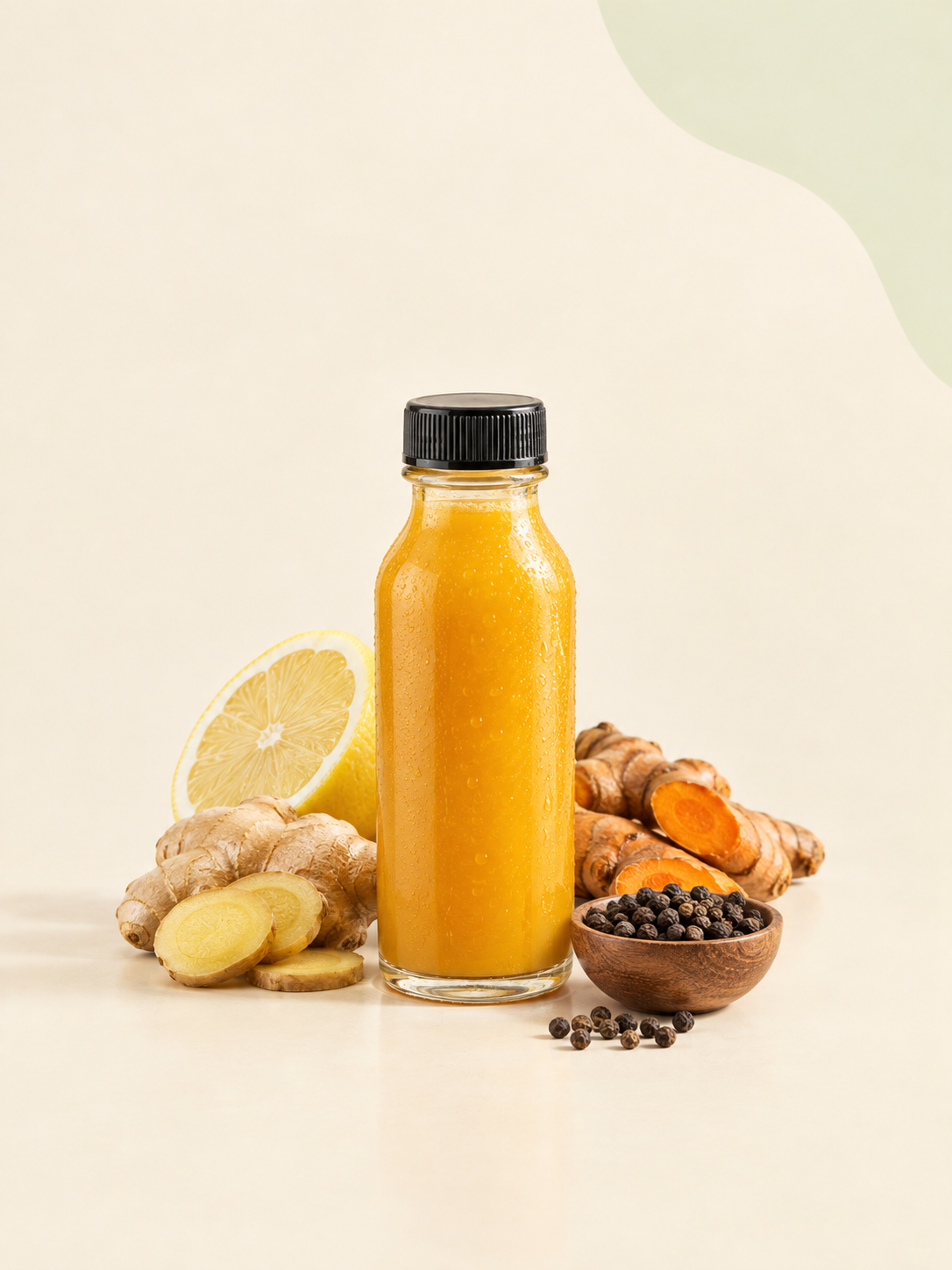 Turmeric Shot illustration.